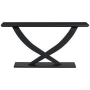 Console Table With Cross Leg Base And Reinforced Support Plate