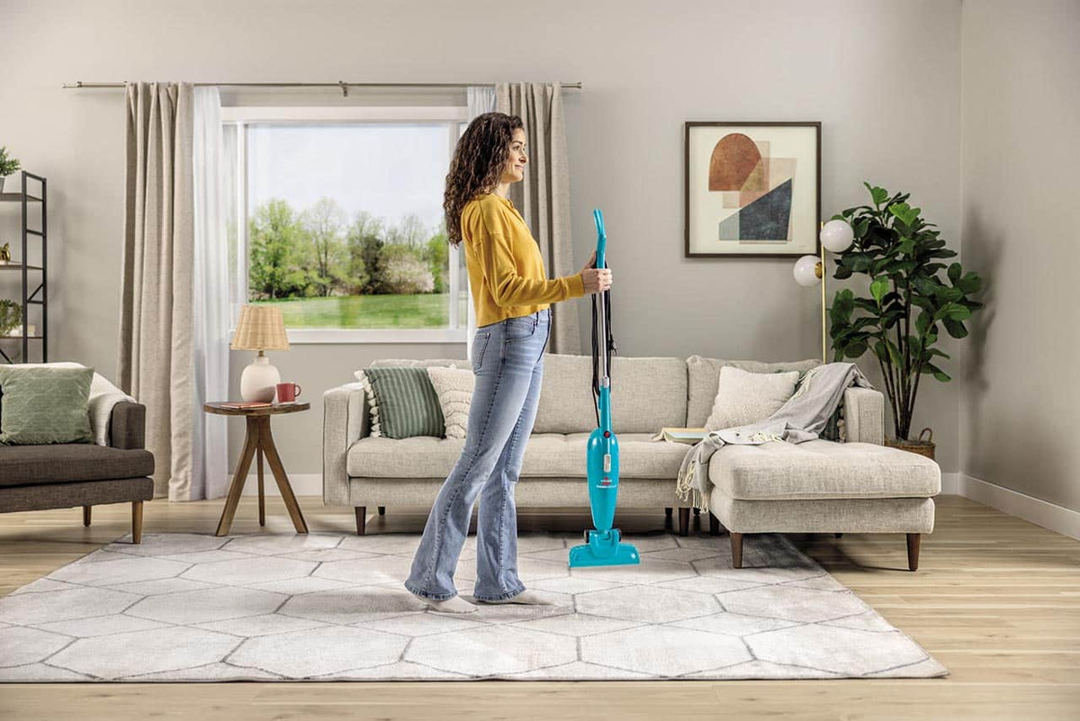 BISSELL - FeatherWeight Lightweight Stick Vacuum - Blue