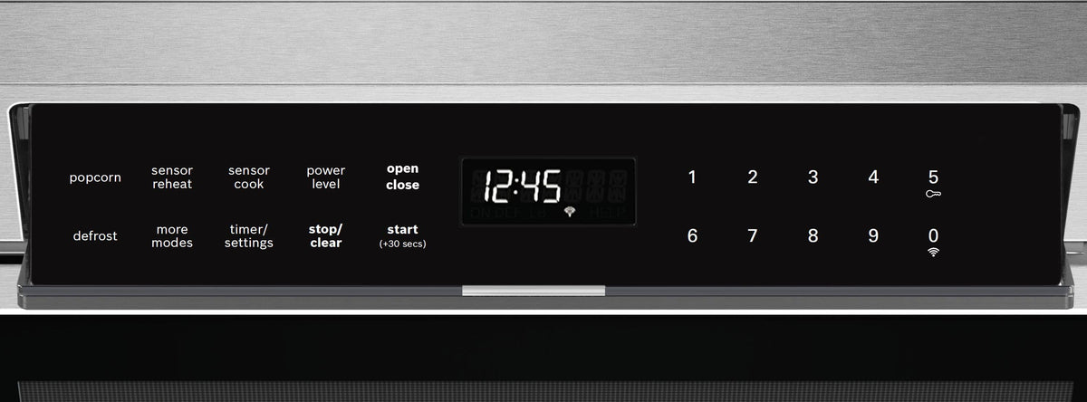 Bosch - 800 Series 1.2 Cu. Ft. Built-In Drawer Smart Microwave with Sensor Cooking - Stainless Steel