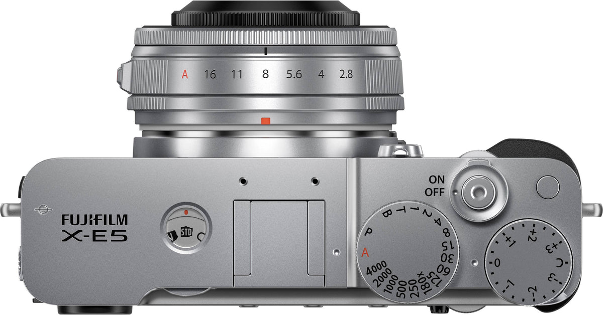 Fujifilm - X-E5 Body with XF23mmF2.8 Lens Kit - Silver