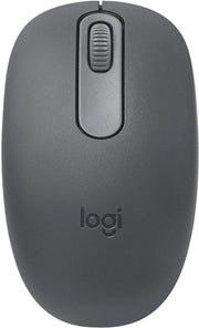 Logitech - M196 Lightweight Bluetooth Wireless Optical Mouse Compact 3-Button Ambidextrous Mouse with Smooth Tracking - Wireless - Graphite