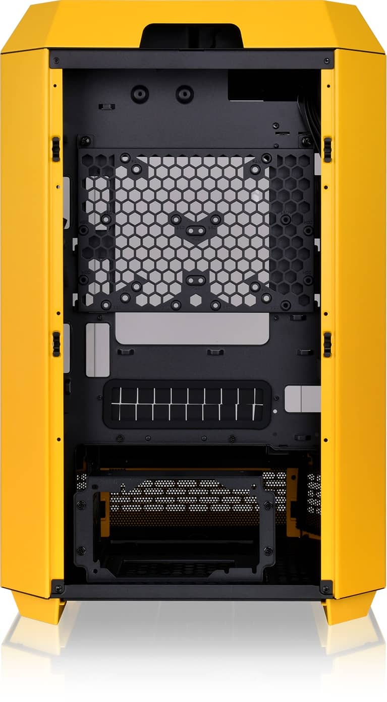 Thermaltake - The Tower 300 Micro ATX PC Case - Bumblebee Yellow