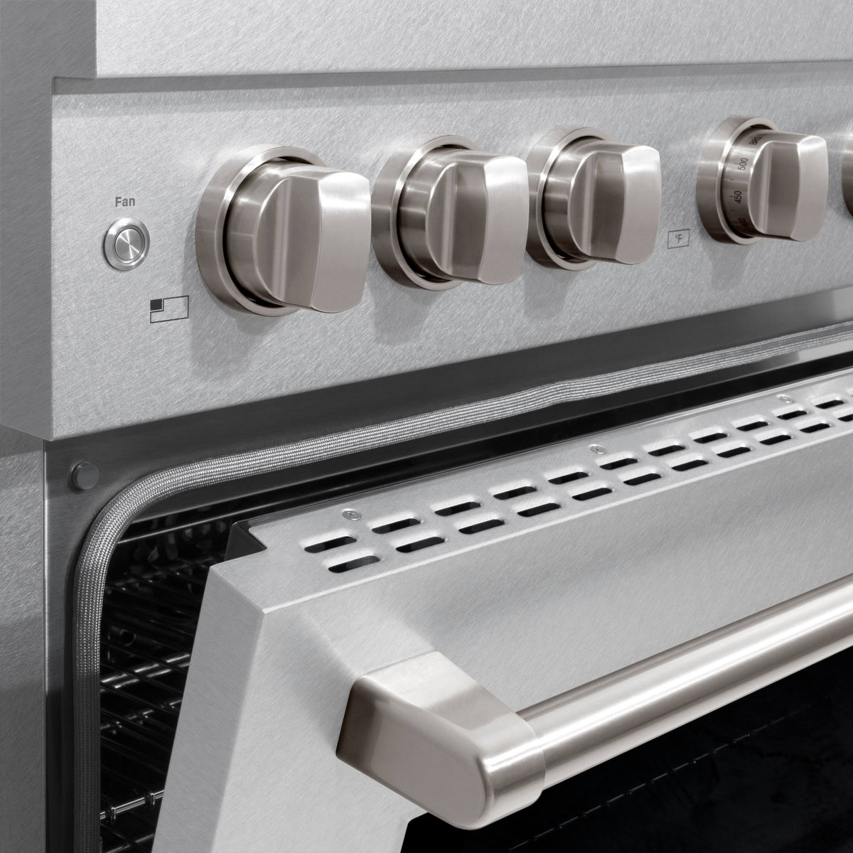 ZLINE - 36 in. Wide 6 Burner Paramount Gas Range and Convection Oven (SGRS-36) - Stainless Steel