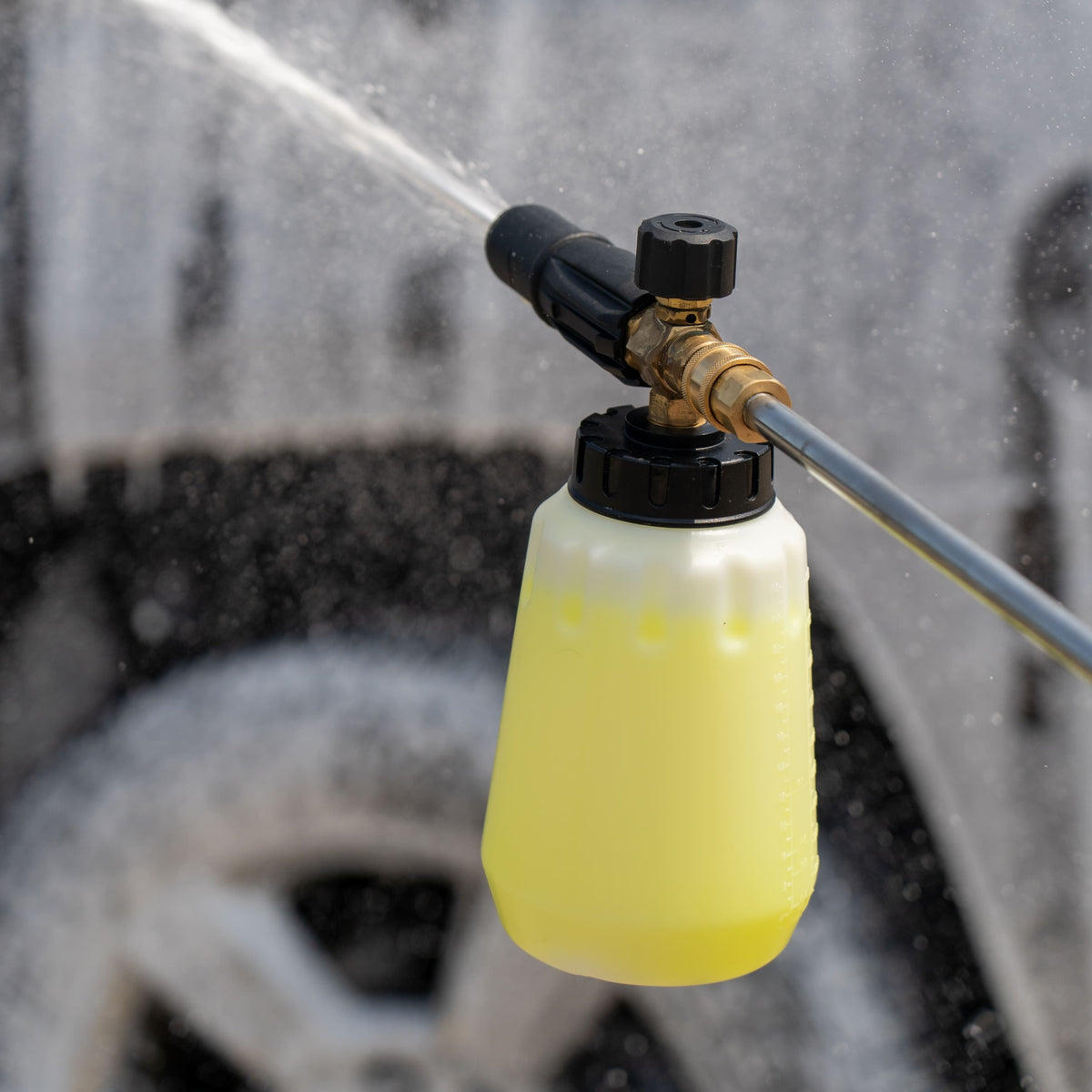 Greenworks - Pressure Washer Foam Cannon Attachment - Gray