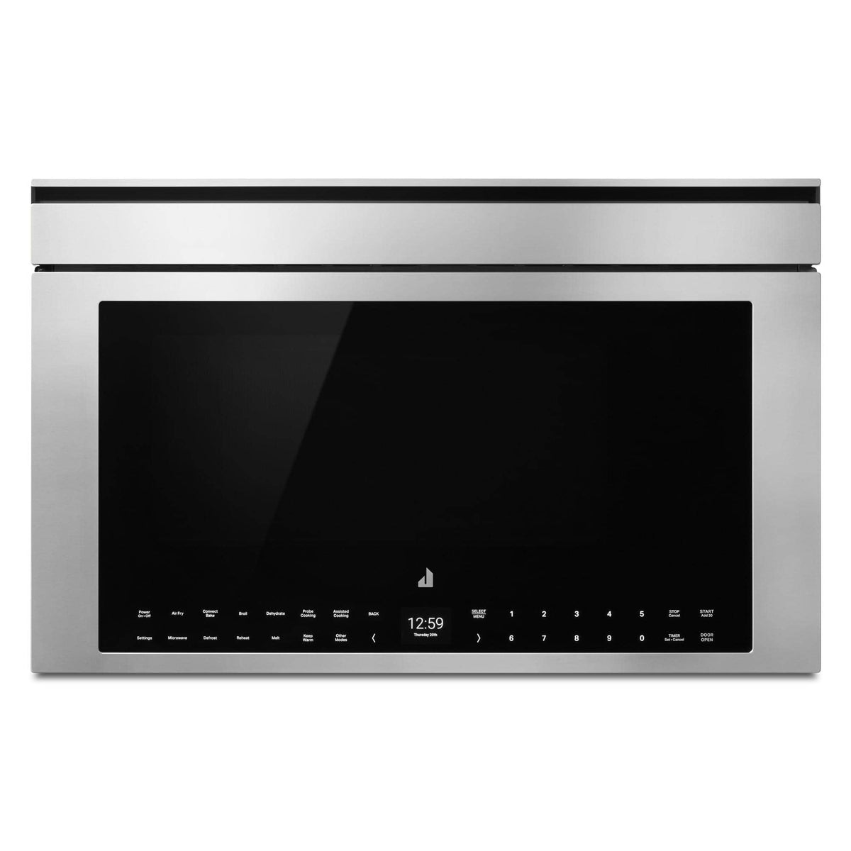 JennAir - RISE 1.1 Cu. Ft. Built-In Microwave with Ary Fry - Stainless Steel