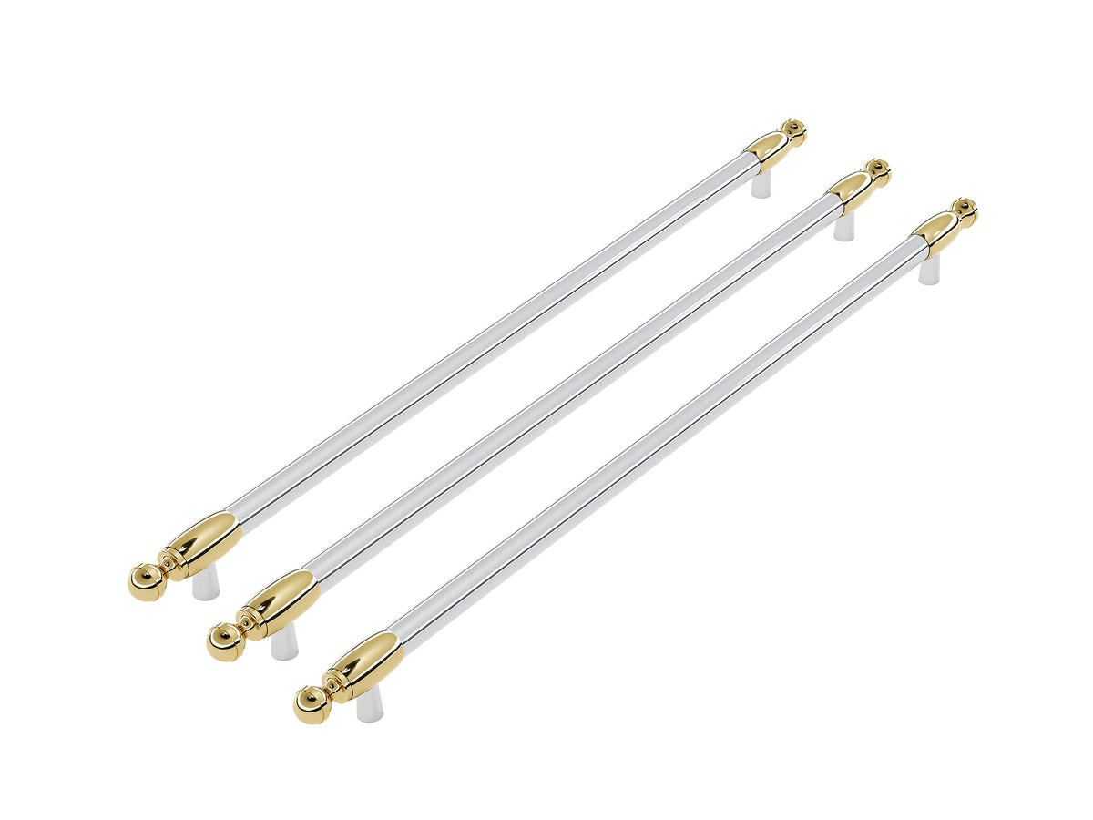 Bertazzoni - 36" Heritage Series Refrigerator Accessory - Stainless Steel/Gold
