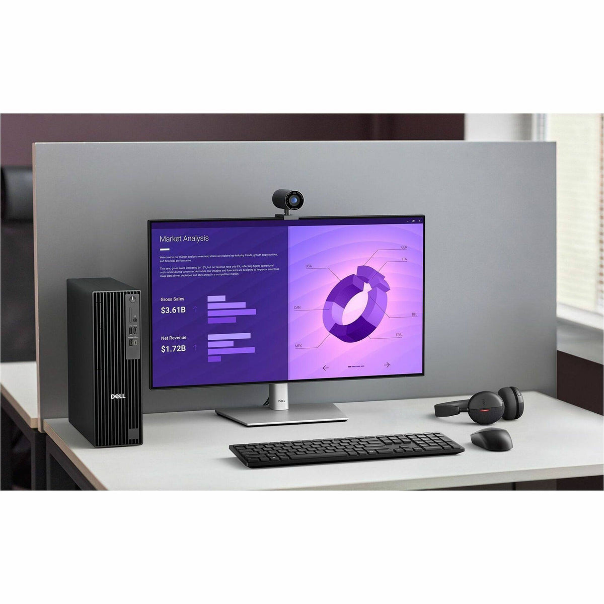 Dell - Pro Slim Plus Desktop - Intel Core Ultra 7 - 32GB Memory - 512GB SSD - Standard Black