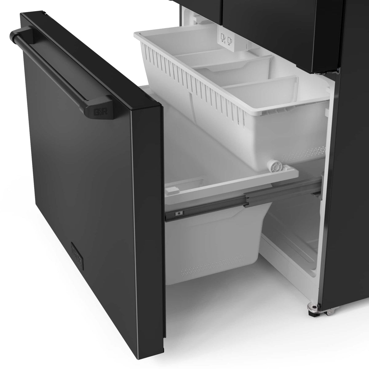 36 in. Wide Gordon Ramsay Series by Thor Kitchen 20.3 Cu. Ft. Counter Depth Refrigerator - Black