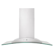 ZLINE - 36 inches - Externally Vented - Wall Range Hood - Brushed Stainless Steel