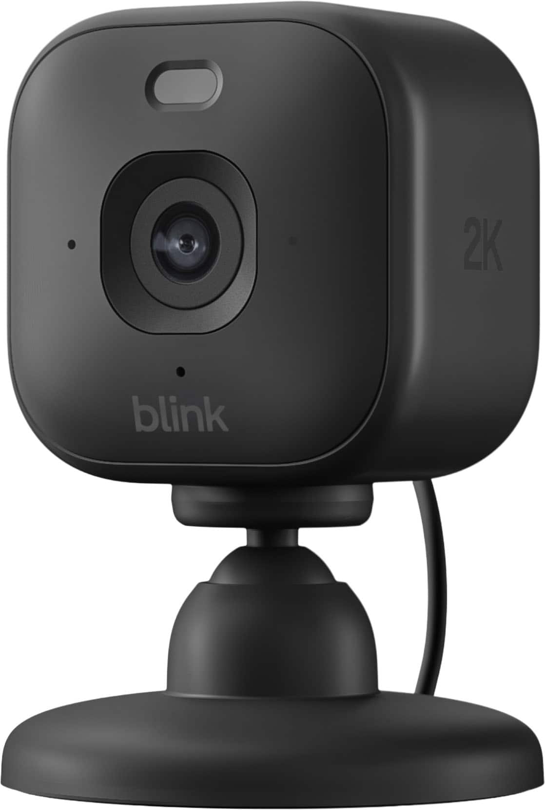 Blink - Mini 2K+ Compact plug-in security camera, 2K video resolution, color night vision, enhanced audio - 1 Cam - Black