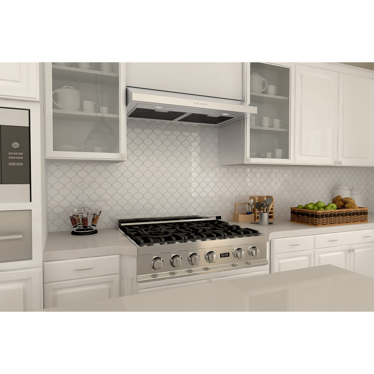 ZLINE - 30 inches - Externally Vented - Under cabinet Range Hood - Brushed Stainless Steel