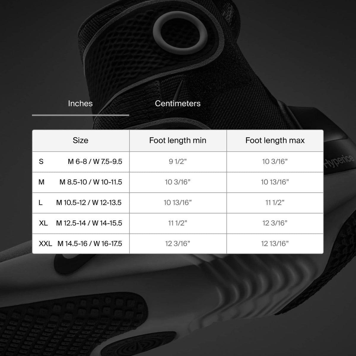 Hyperice - Hyperboot by Nike x Hyperice- Extra Large - Black