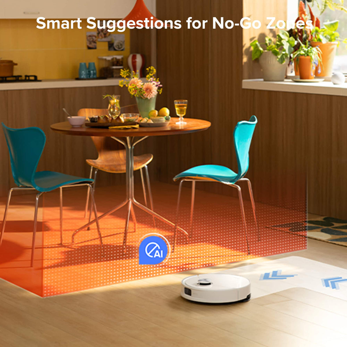 Roborock - Q10 Series Robot Vacuum & Mop, 10000Pa Suction, 70 Days Self-Emptying, Anti-Tangle Brush, Obstacle Avoidance - White