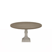 Tannen - Round Dining Table - White / Gray