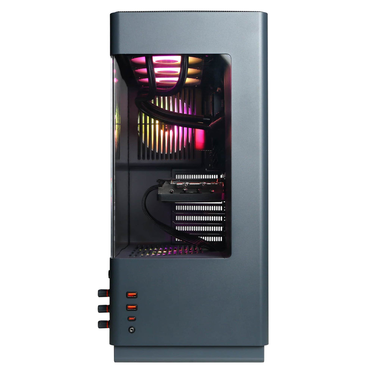 CyberPowerPC - Gaming Desktop - Intel Core Ultra 5 250KF Plus 2026 - NVIDIA GeForce RTX 5070 12GB - 32GB DDR5 Memory - 1TB SSD Storage - Gray