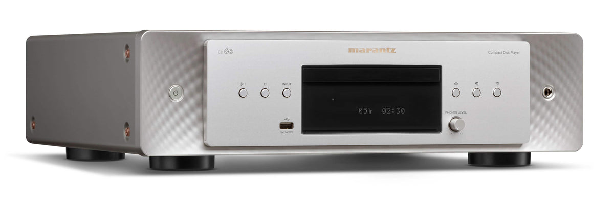 Marantz - CD60 CD Player with HDAM + HDAM-SA2 - Silver Gold