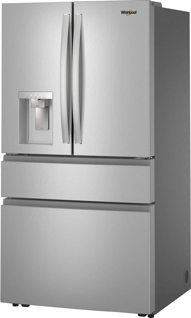 Whirlpool - 29 Cu. Ft. French Door Refrigerator with Flexible Temperature Drawer - Fingerprint-Resistant Stainless Finish