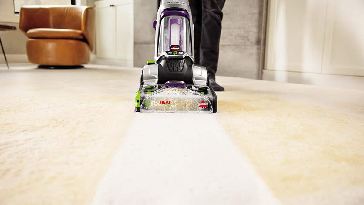 BISSELL - ProHeat 2X Revolution Pet Pro Plus Corded Upright Carpet Deep Cleaner - silver/purple