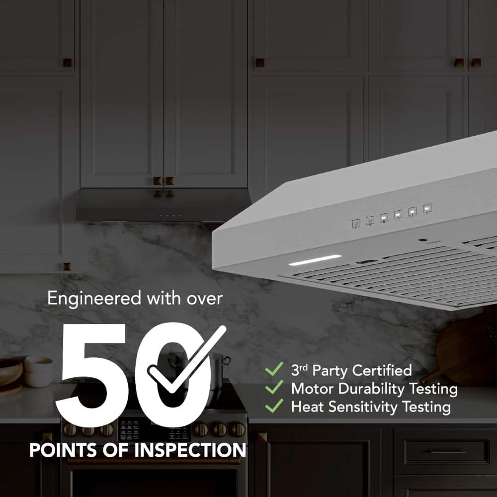 Broan - 30 inches - Convertible - Under cabinet Range Hood - Black