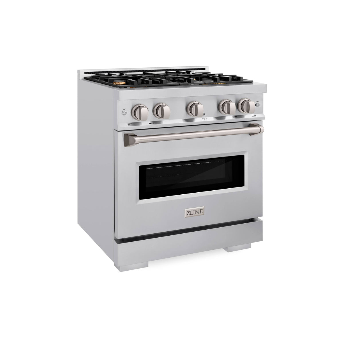 ZLINE - 30 in. Wide 4 Burner Classic Gas Range with Convection Oven (CGR-BR-30) - Stainless Steel