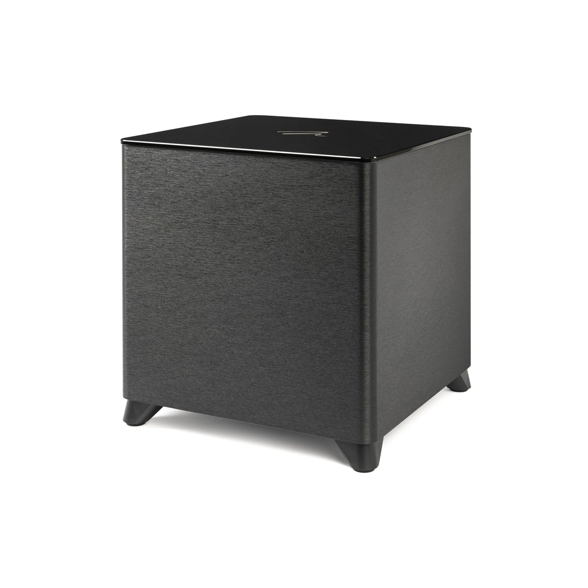 MartinLogan - Dynamo Foundation 10, 10” Sealed, Powered Subwoofer, with Magnitude MT-400 Amplifier, DSP-Optimized, and Wireless Ready - Brushed Black