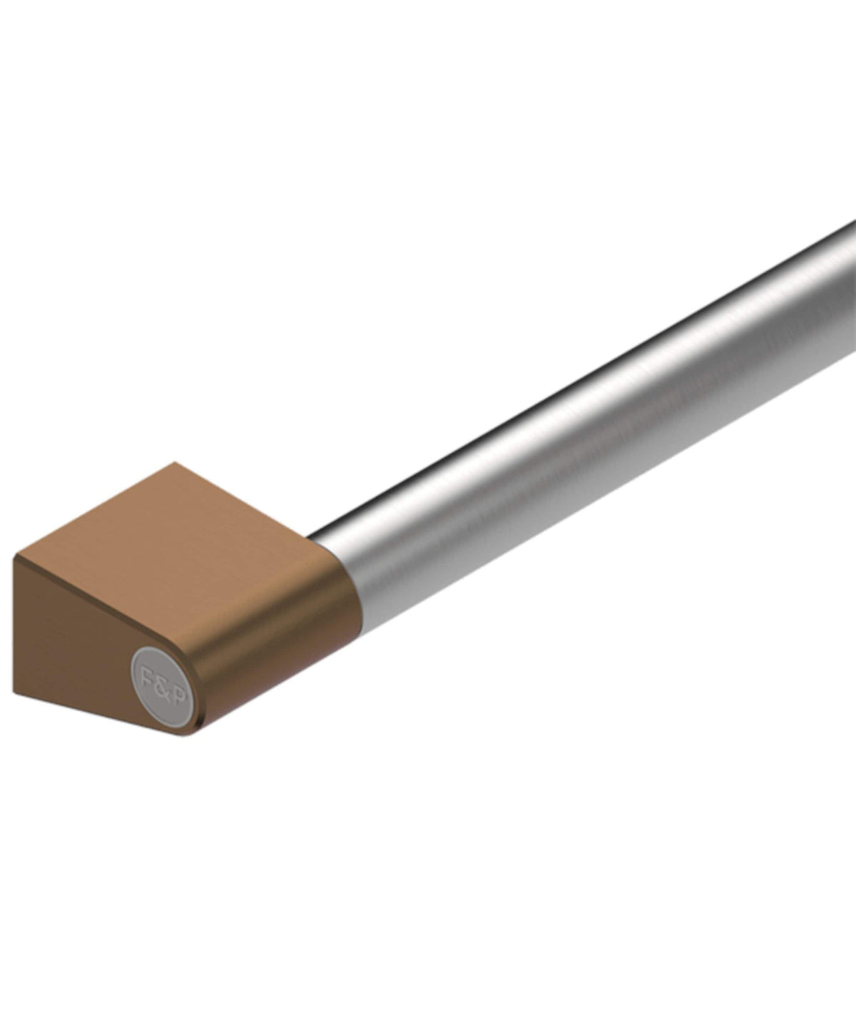 Fisher & Paykel - Pro Round Flush 24 in Handle Kit for Dishwasher - Dark Copper