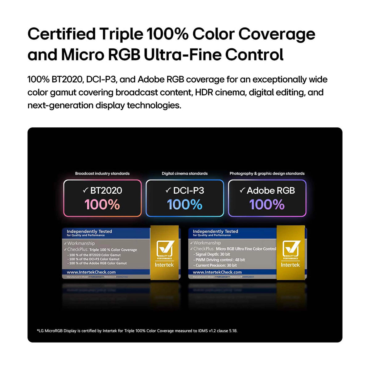 LG - 75" Class MRGB95 Micro RGB evo AI 4K Smart webOS TV with Triple 100% Color Coverage Certified (2026)