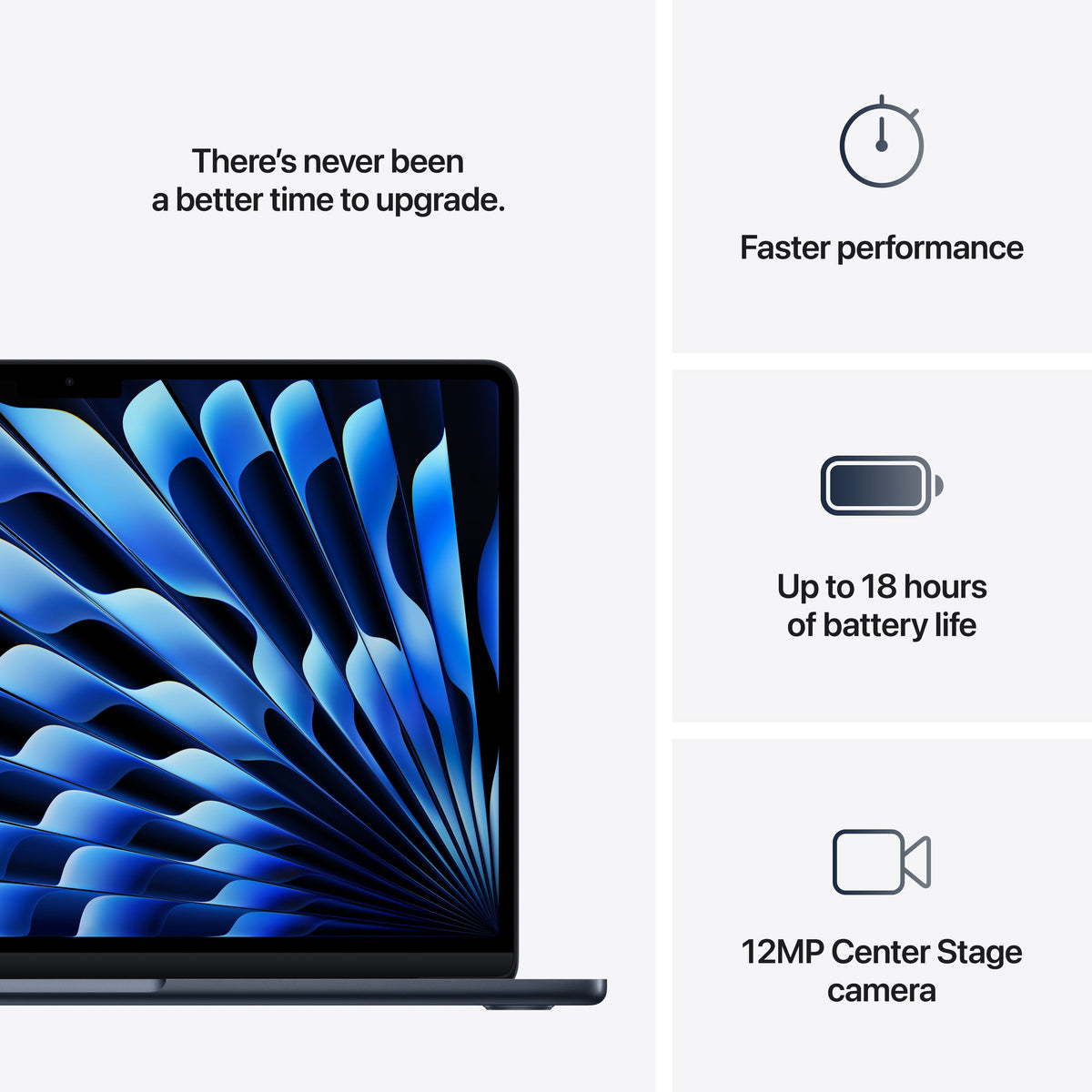 Apple - Refurbished MacBook Air 13-inch Laptop - Apple M4 chip Built for Apple Intelligence - 16GB Memory - 512GB SSD - Midnight