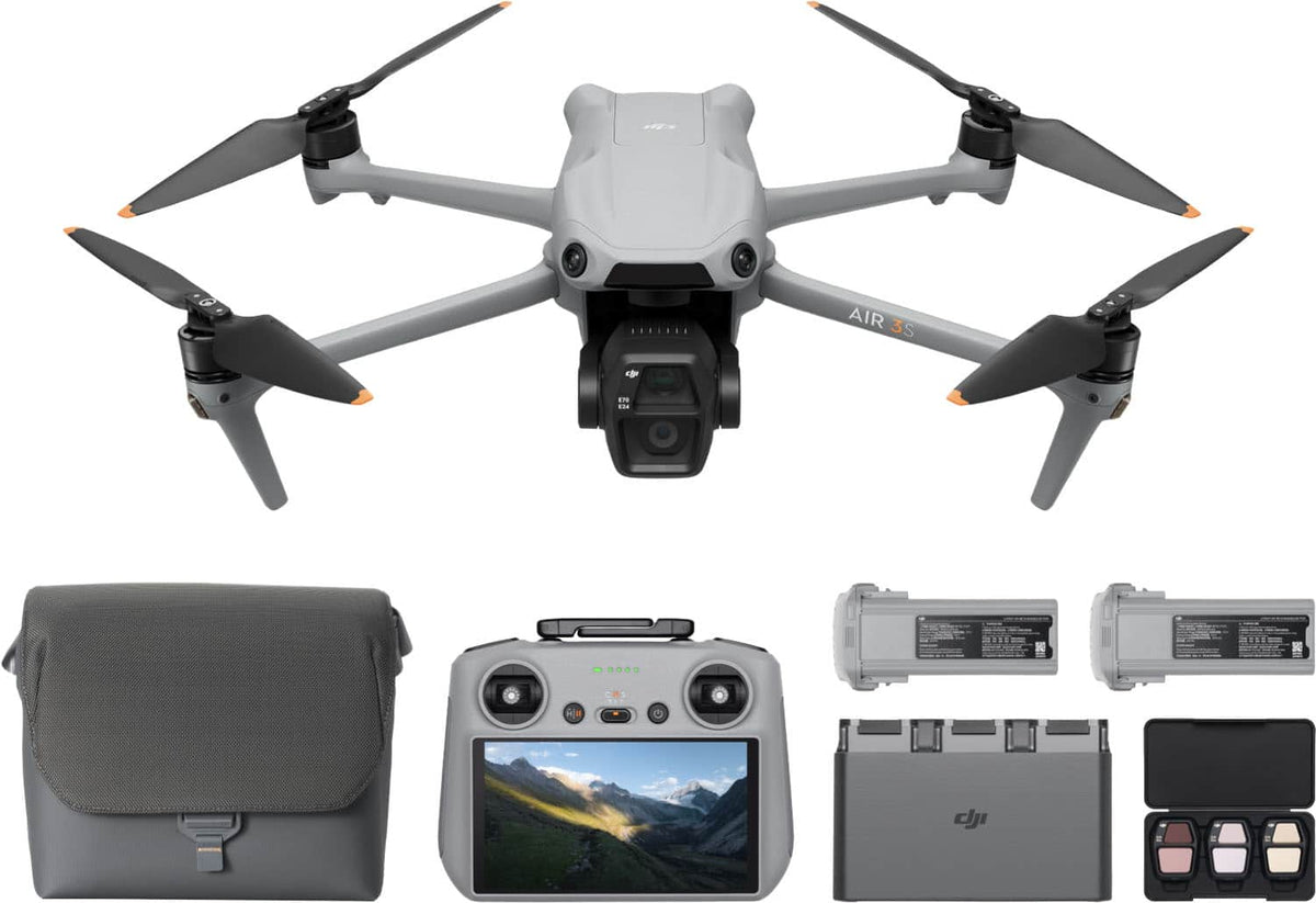 DJI - Air 3S Fly More Combo (DJI RC 2)