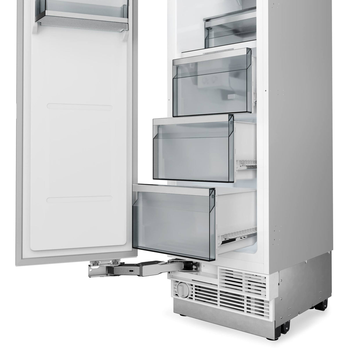 Thor Kitchen - 8.6-Cu. Ft. Upright Built In Column Freezer - Custom Panel Ready - White