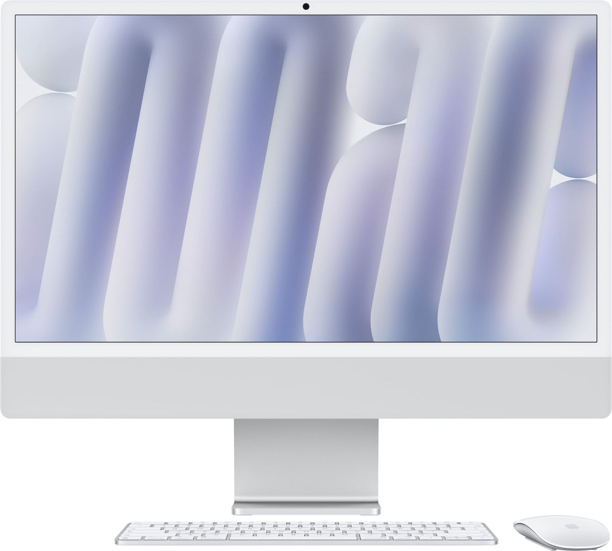 Apple - iMac 24-inch All-in-One - M6 chip - 10 Core CPU - 10 Core GPU - Standard Glass - 16GB Memory - 256GB SSD - Silver