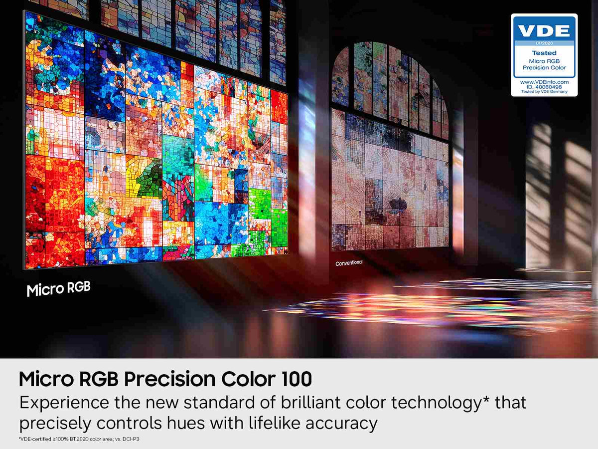 Samsung - 100" Class R85H Series Micro RGB 4K UHD SamsungVisionAI Smart Tizen TV (2026)