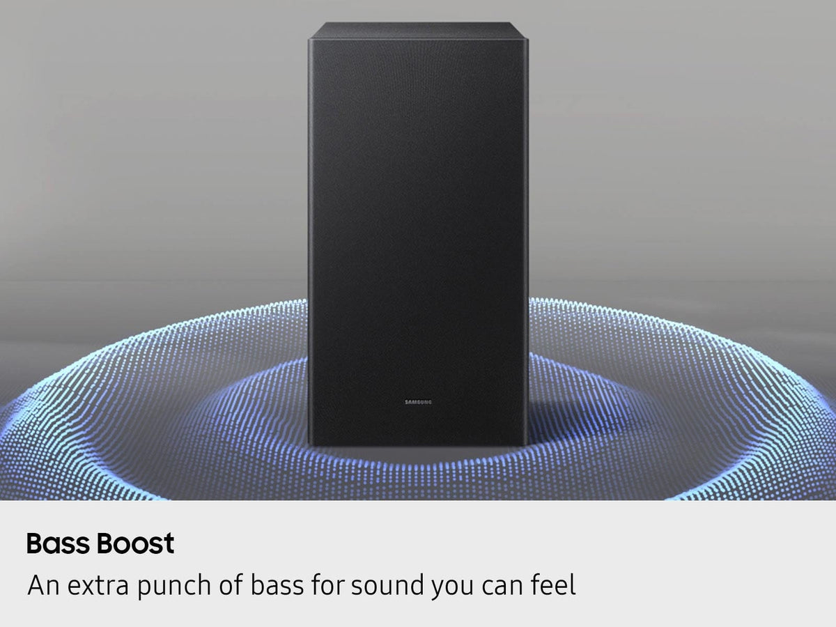 Samsung - B-Series HW-B550F 2.1Ch DTS Virtual:X Soundbar with Subwoofer - Titan Black