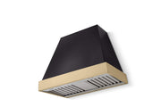 AGA - 36 inches - Externally Vented - Wall Range Hood - Matte Black