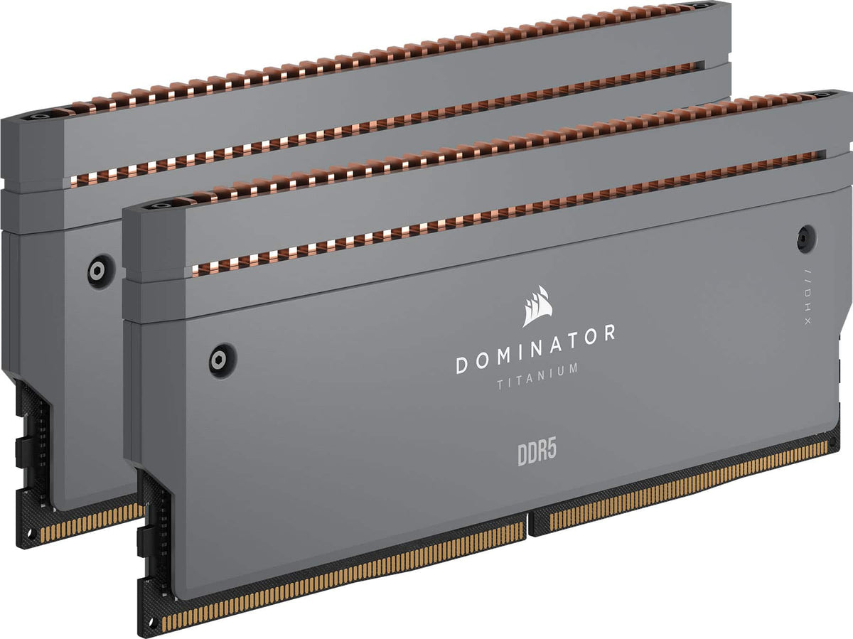 CORSAIR - DOMINATOR TITANIUM 64GB (2 x 32GB) DDR5 6000 CL30-36-36-76 1.40V Intel XMP & AMD EXPO - Gray