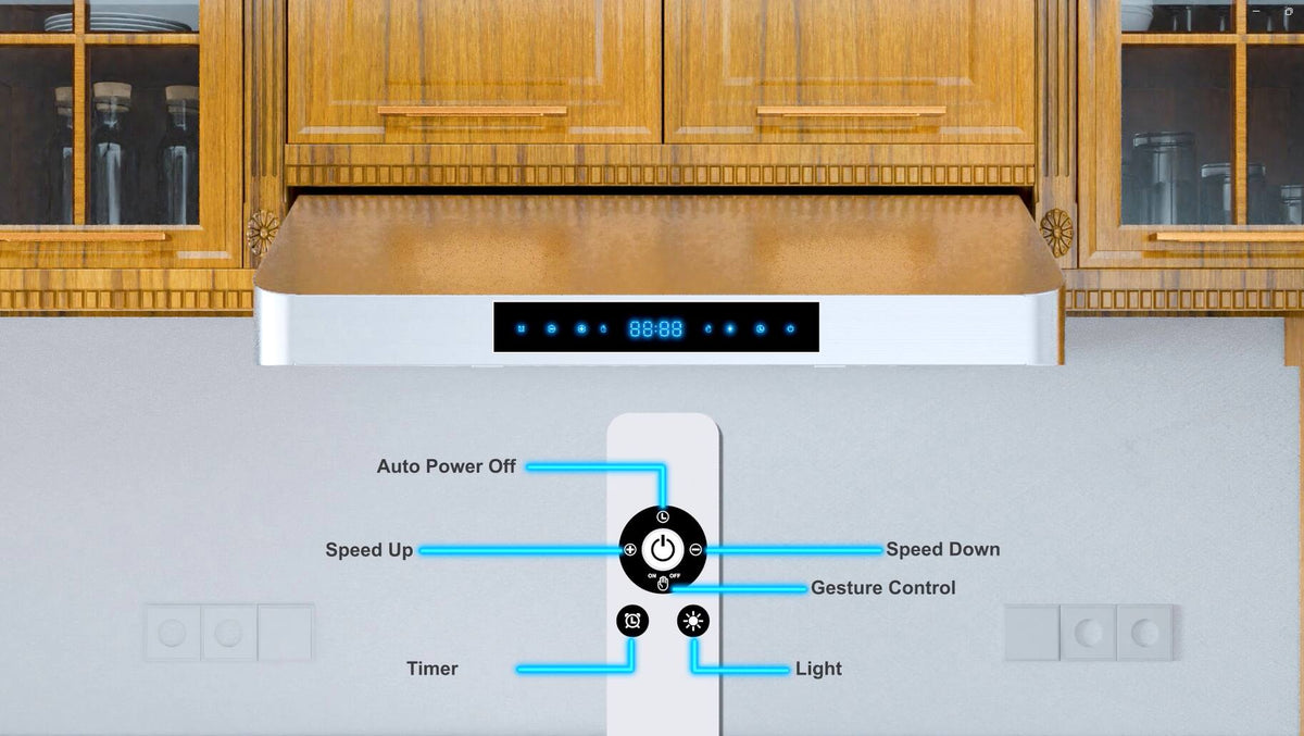Windster Hoods - 36 inches - Externally Vented - Under cabinet Range Hood - Stainless Steel