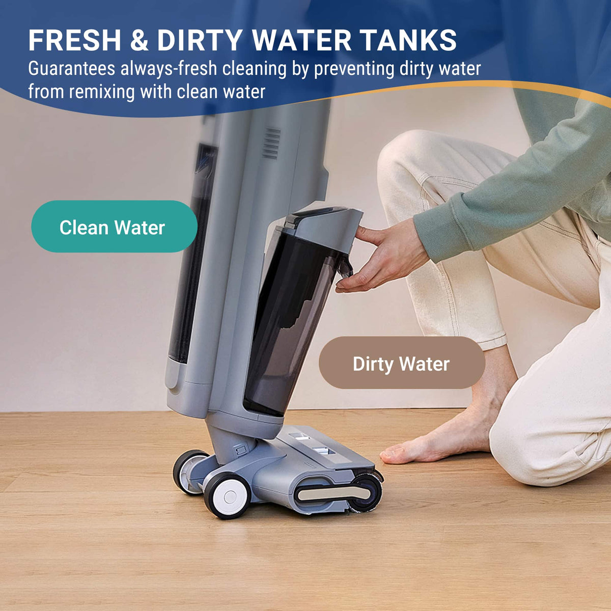 Tineco - GO XL Cordless Floor Washer - Gray