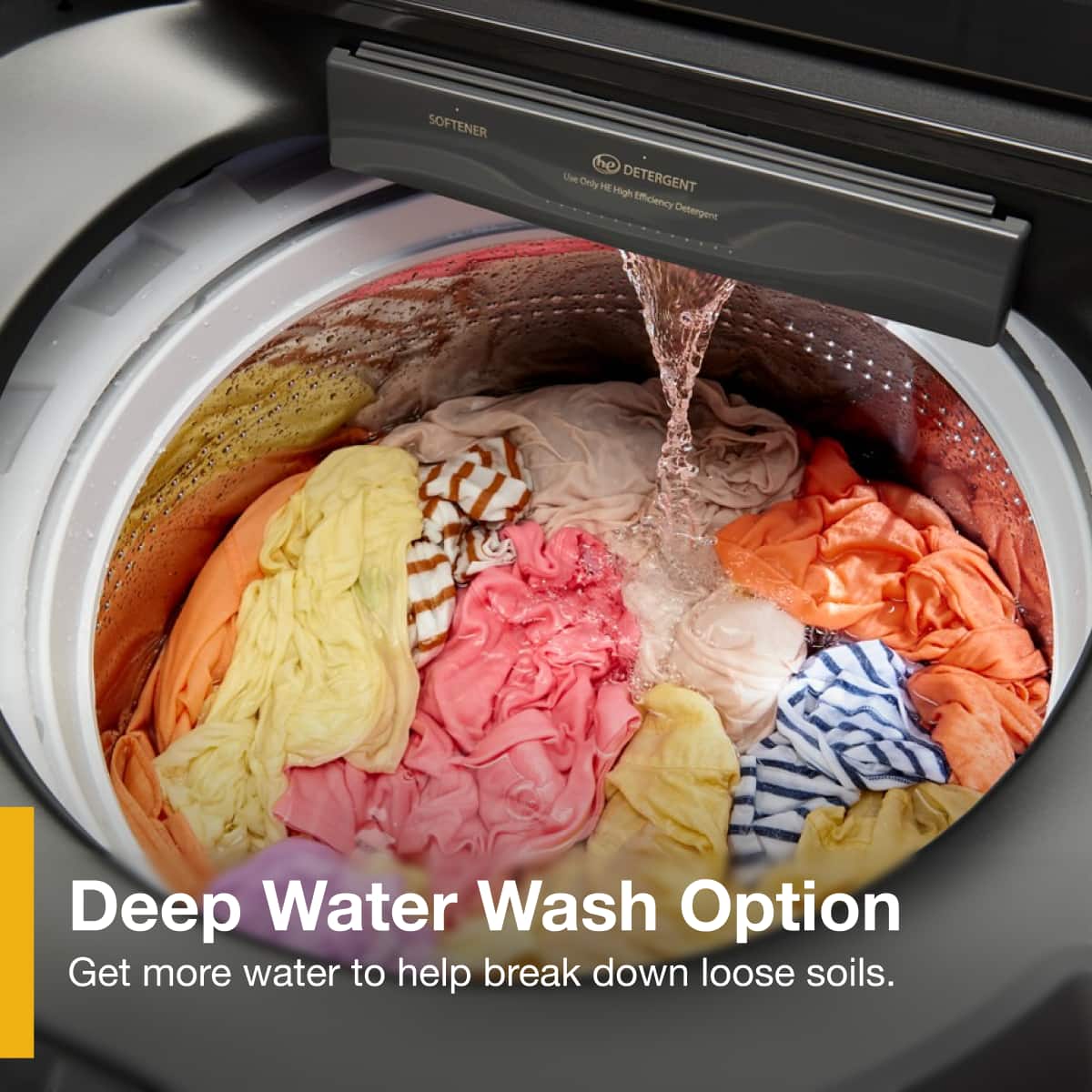 Whirlpool - 5.3 Cu. Ft. High Efficiency Top Load Washer with 2 in 1 Removable Agitator - Volcano Black