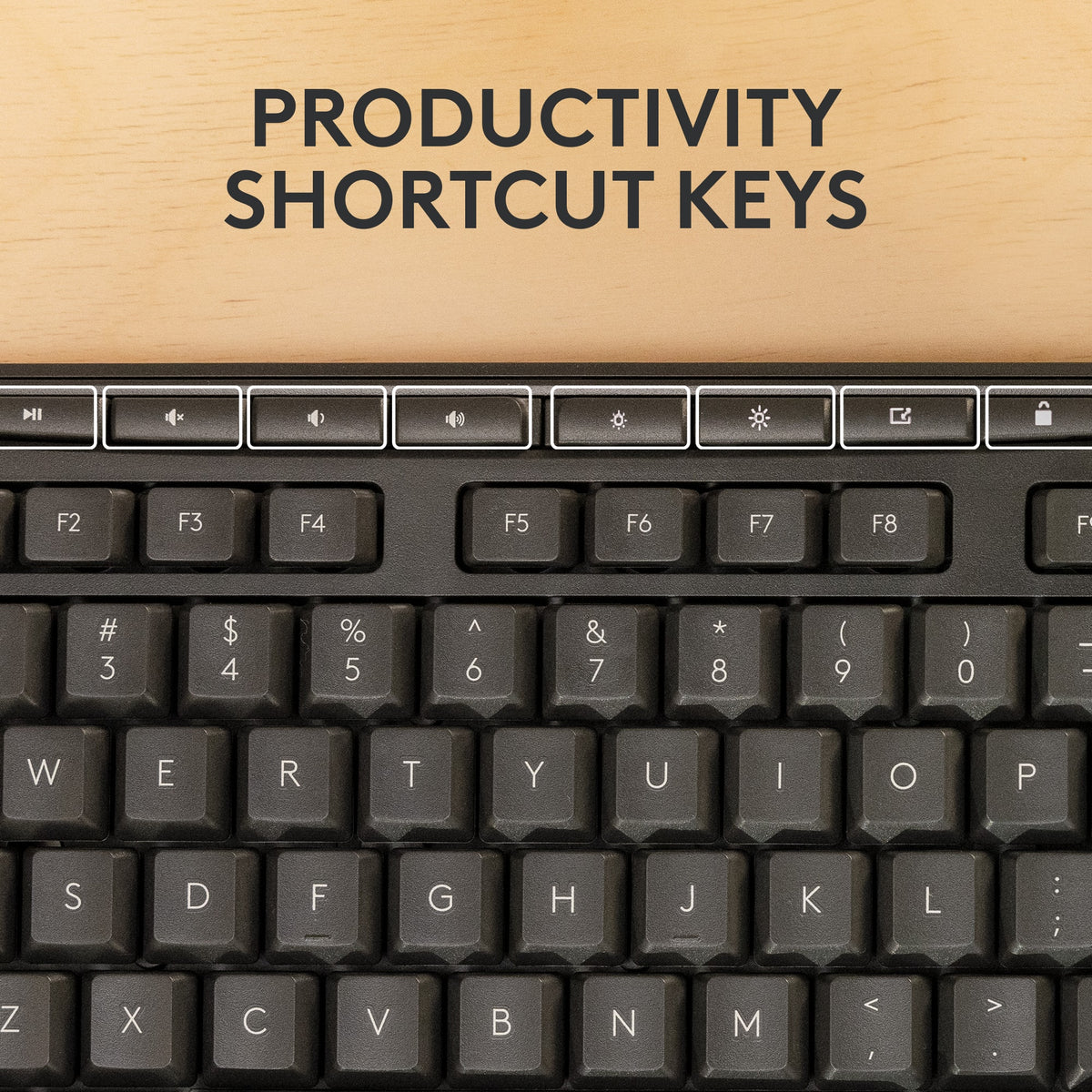 Logitech - MK370 Combo for Business Full-Size Wireless Membrane Keyboard and Mouse Bundle with Secure Logi Bolt USB Connection - Graphite