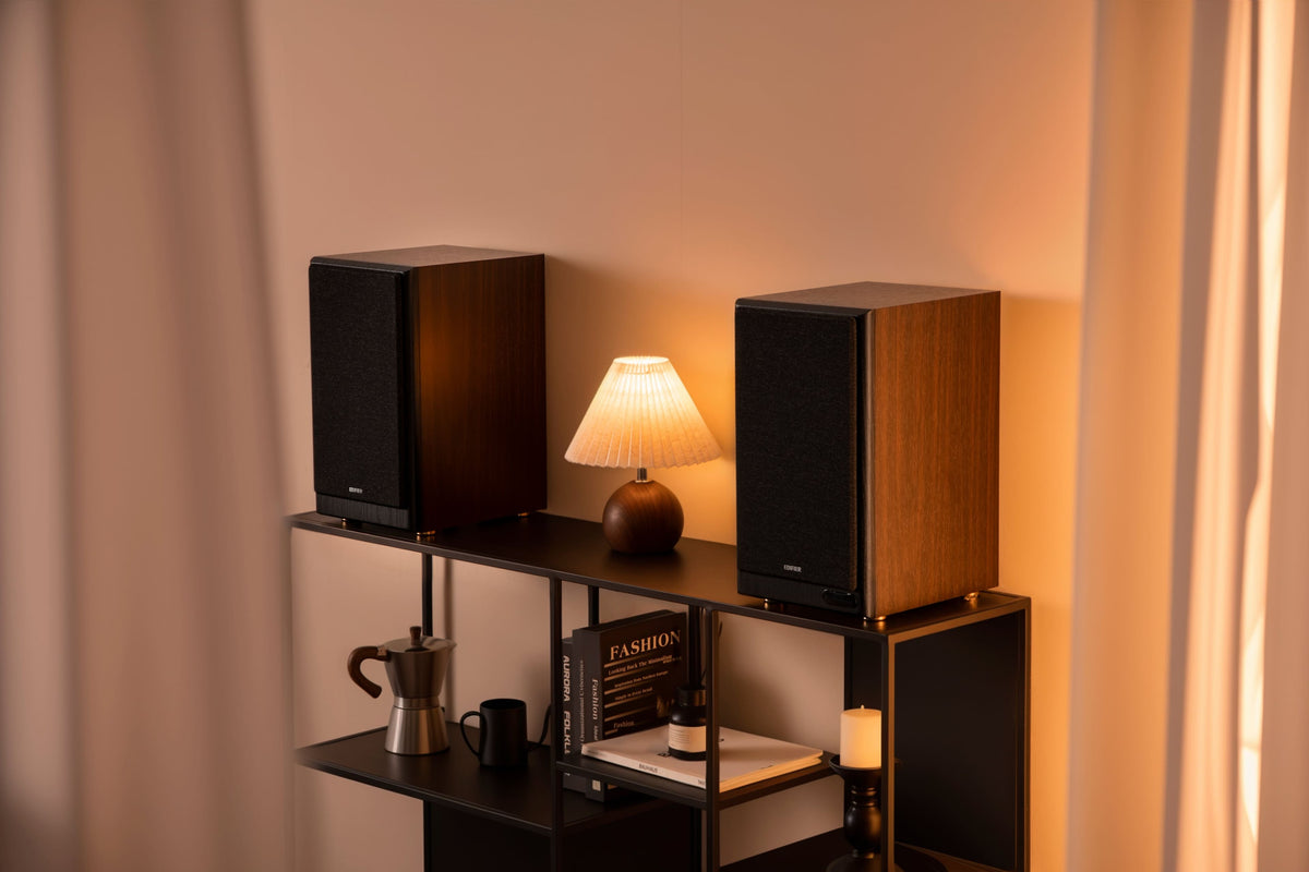 Edifier - R2750DBMKII Audiophile Active Bookshelf Bluetooth 6.0 and Optical Input - 2.0 Speaker (Pair) - Brown