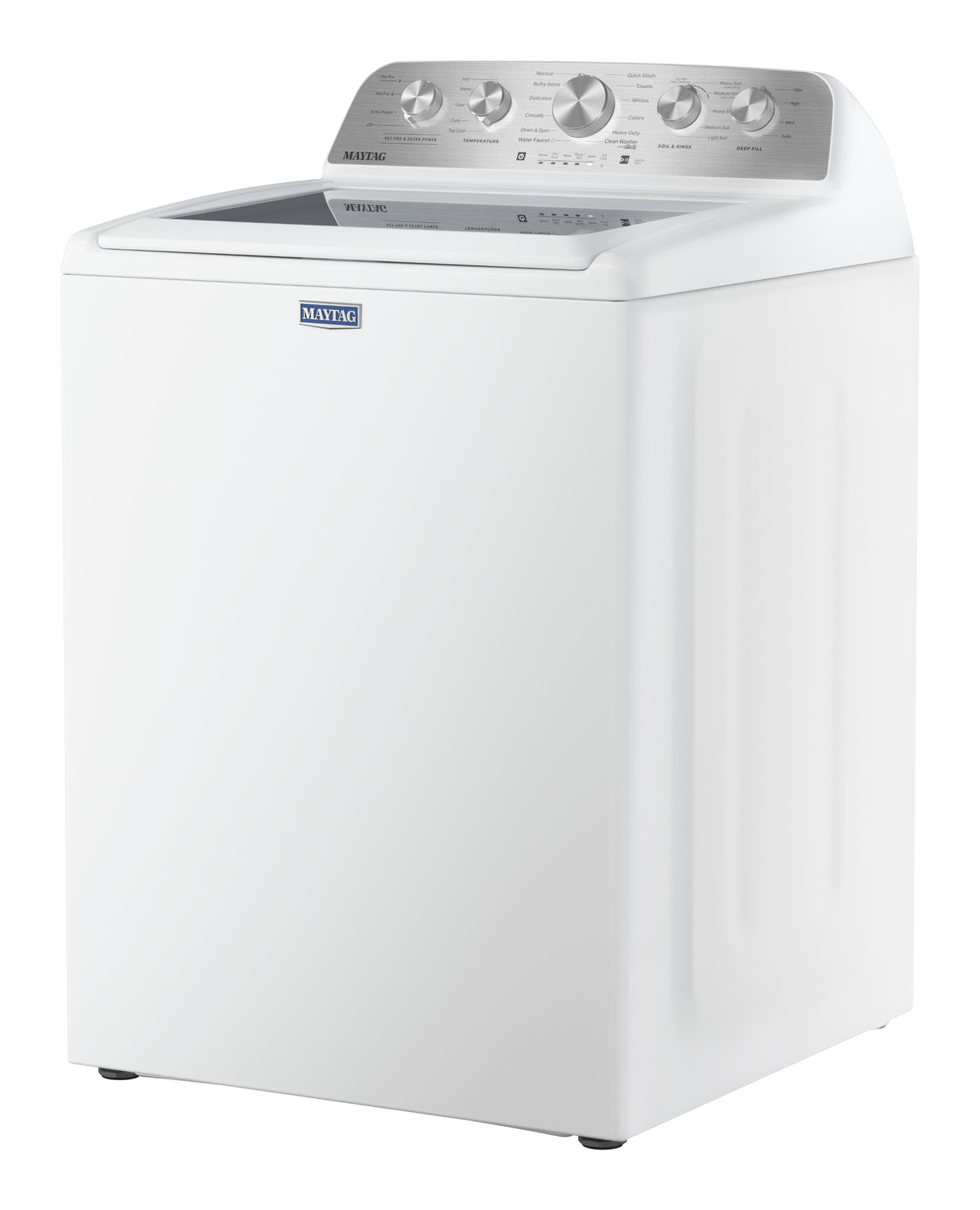Maytag - 4.7 Cu. Ft. Top Load Washer with Extra Power and Pet Pro Option - White