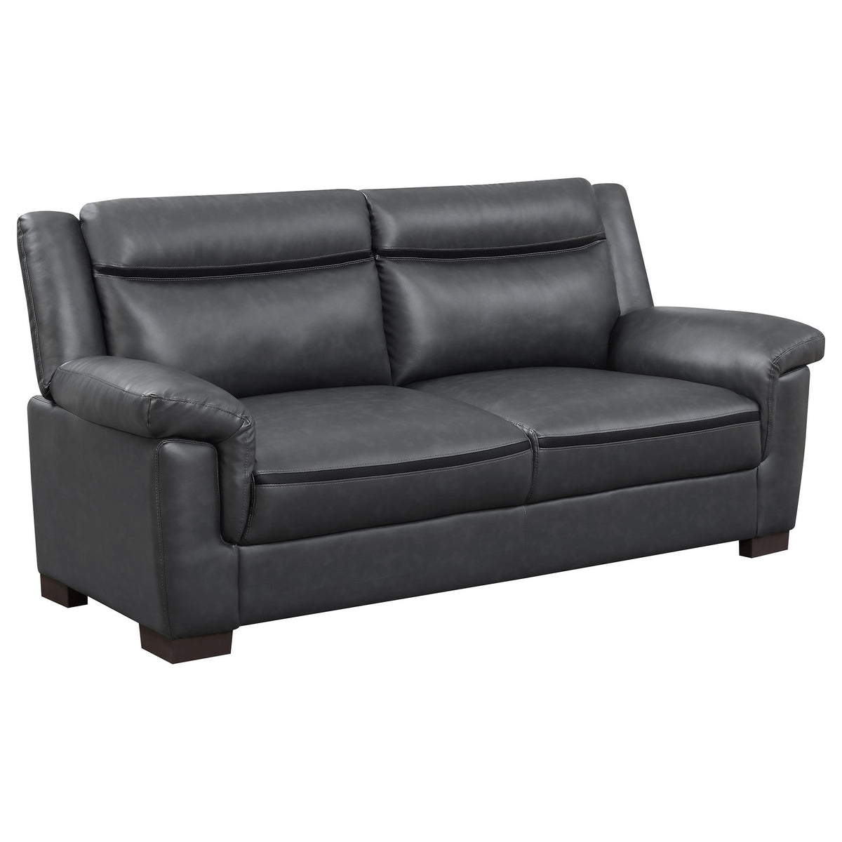 Hawthorne - Sofá con reposabrazos superiores Muebles de salón - Gris