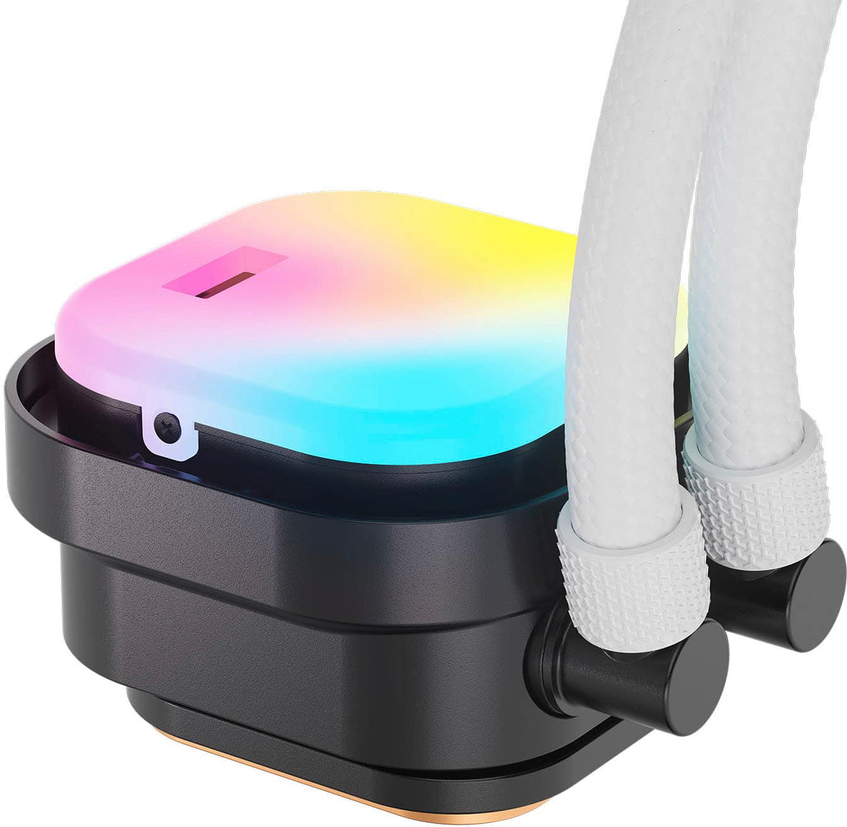 CORSAIR - iCUE LINK TITAN 360 RX Liquid CPU Cooler with RGB Lighting - White