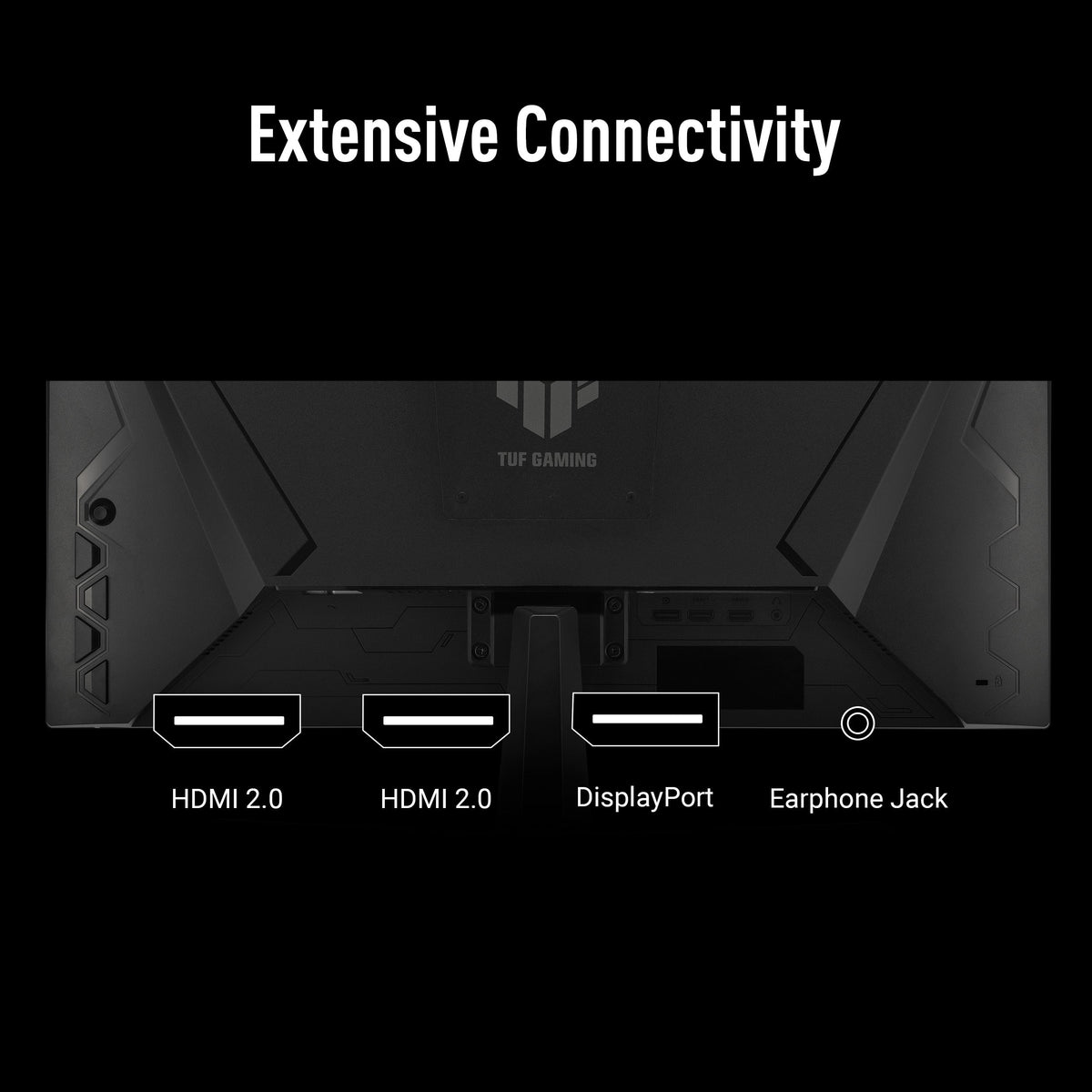ASUS - TUF Gaming 24" FHD IPS 200Hz 0.3ms Gaming Monitor with G-SYNC/FreeSync Premium (DisplayPort, HDMI) - Black