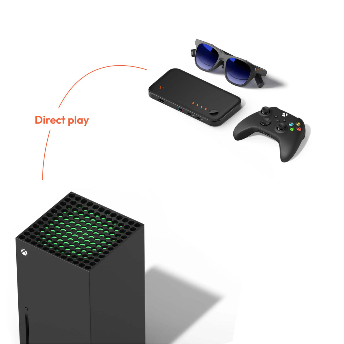 VITURE - Pro Mobile Dock - Immersive XR Experience for Switch 2, Co-op Stream & Play, 2D/3D Content - Black