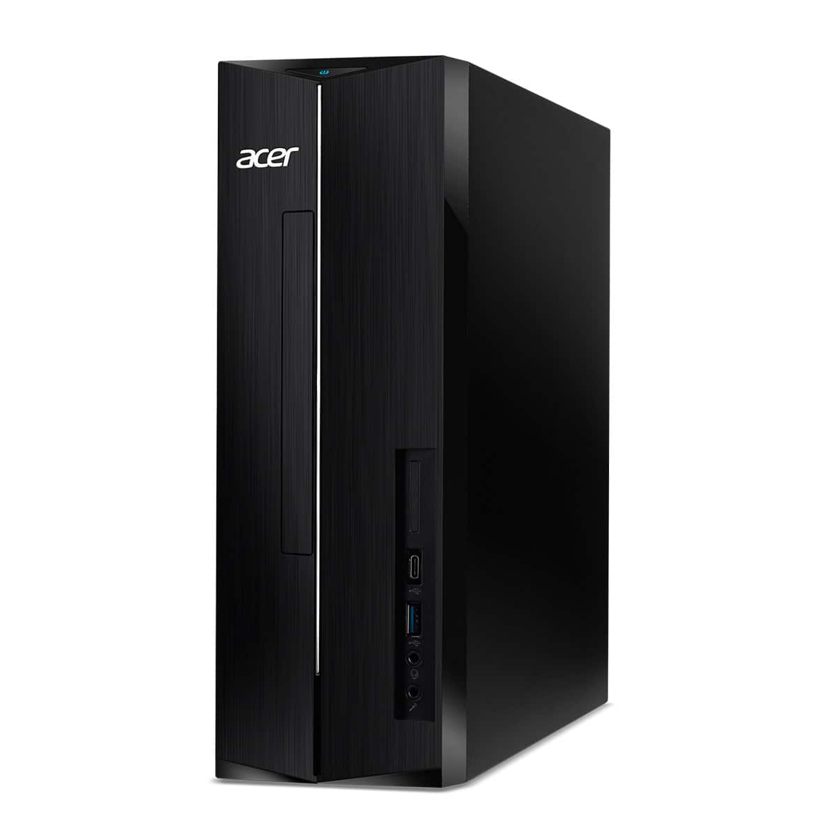 Acer - Aspire XC-1715_MDCR-UB32 Desktop - AMD Ryzen 5 40 Processor - 8GB LPDDR5 Memory - 512GB SSD - USB Keyboard and Mouse - Black