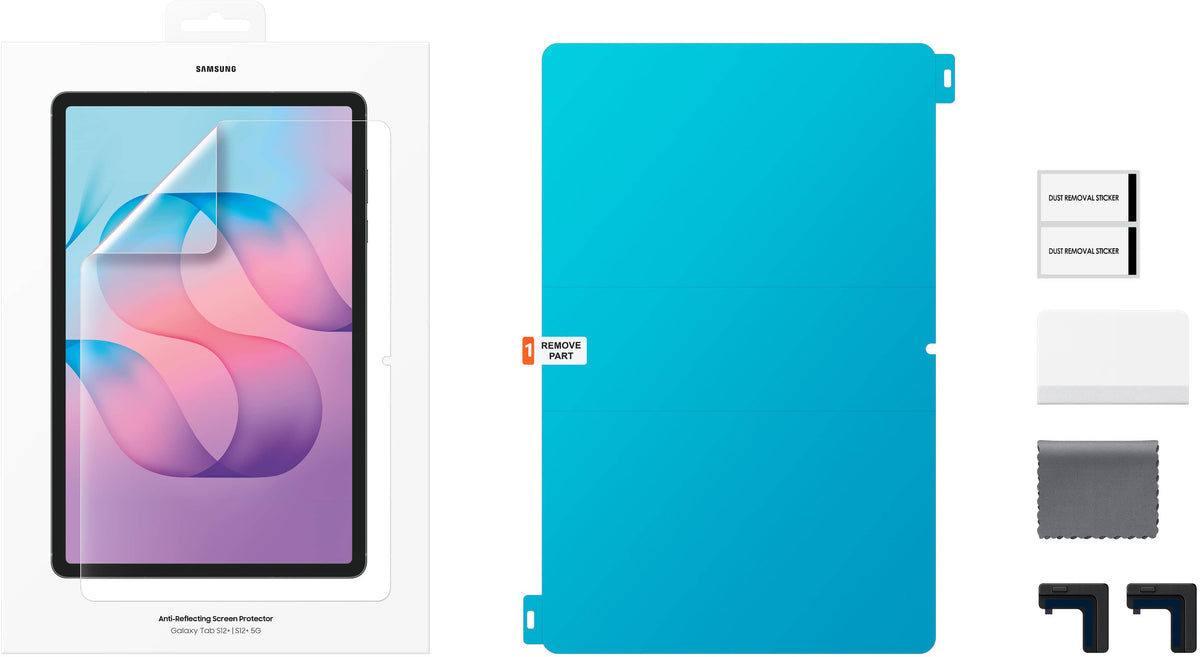 Samsung - Galaxy Tab S12+ Anti-Reflecting Screen Protector - Transparent