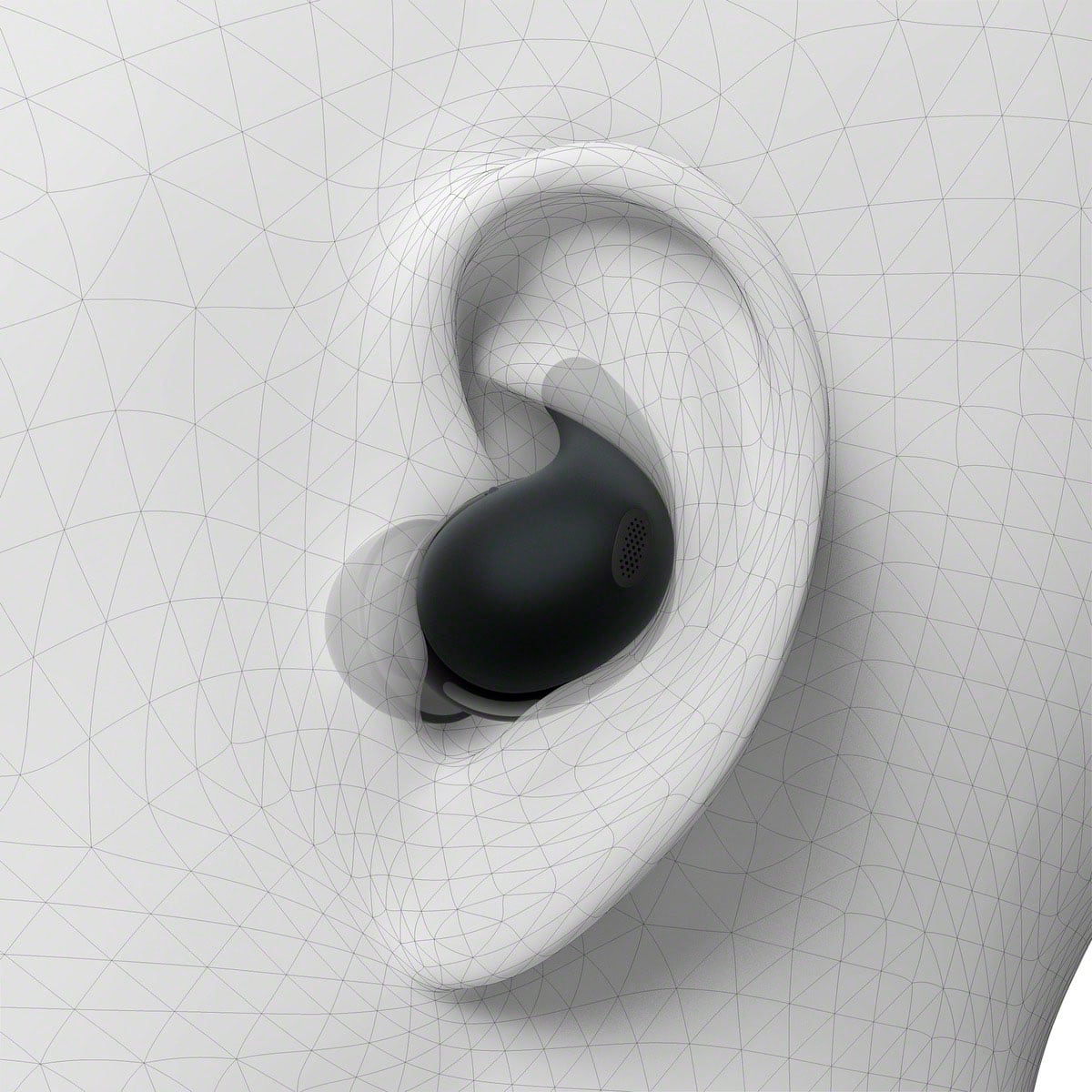 Sony - LinkBuds Fit True Wireless Noise Cancelling Earbuds - Black