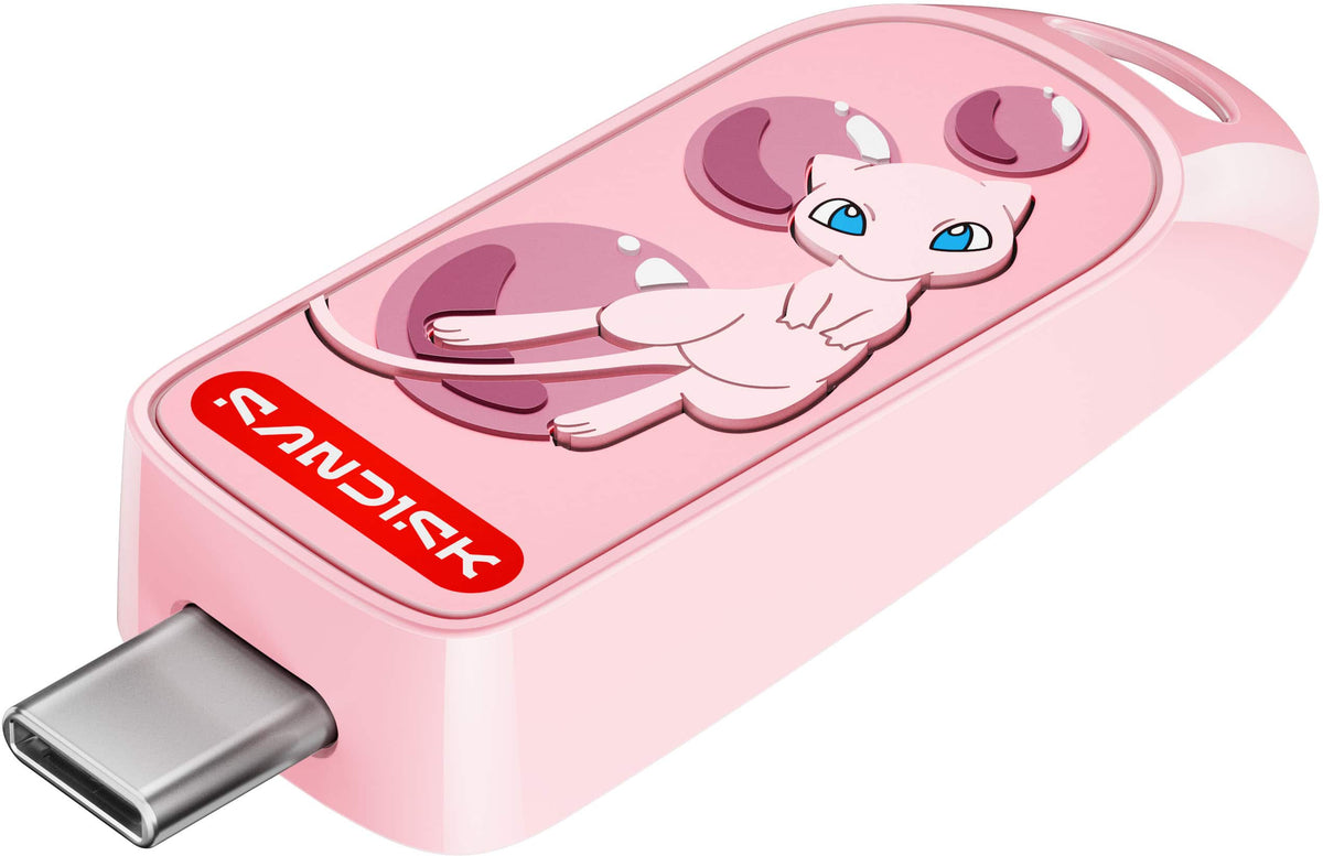 SANDISK - 128GB Pokémon USB-C Flash Drive - Pink