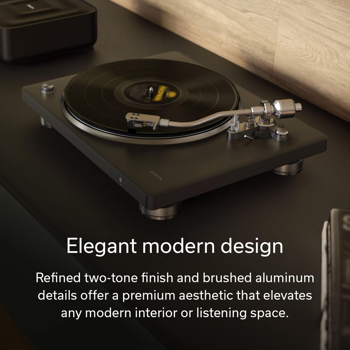 Denon - DP-500BT Premium Bluetooth Turntable - Black